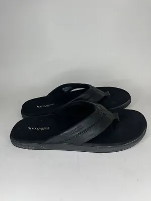 Koolaburra By Ugg Sandals Flip Flops Men Size 9 Black Synthetic  • $21.56