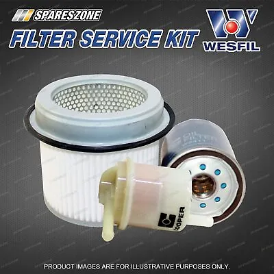 $55.95 • Buy Wesfil Oil Air Fuel Filter Service Kit For Mitsubishi Express Van SJ 2.0L 94-03
