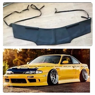 Nose Mask S14 Zenki 240sx Black Leather Hood Protector Cover Bonnet 200sx 95 Jdm • $120