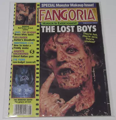 Fangoria Horror Magazine #66 1987 The Lost Boys Robocop Monster Squad The Farm • $25