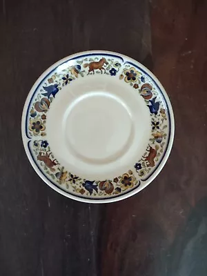 Vintage Troubadour Small Coffee Tea Saucer Plate Villeroy And Boch Luxembourg • $9