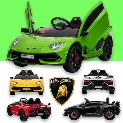 £169.99 • Buy Kids Licensed 2V Battery Lamborghini Aventador SV Ride On Car 1 2.4G Remote