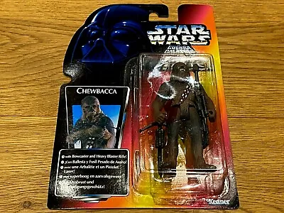 Vintage Star Wars Power Of The Force 2 Kenner Chewbacca Figure MOC Sealed Superb • £12.95