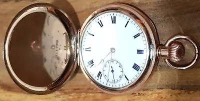 Waltham    Gold P Pocket Watch Serviced Working Perfect • £290