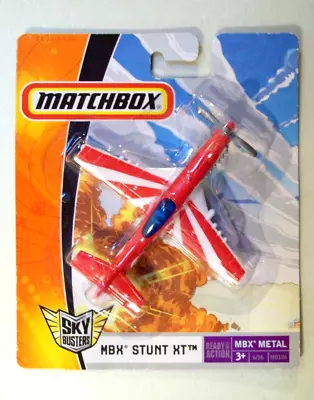 New Matchbox Sky Busters MBX Metal Stunt XT Die-Cast Airplane Red 22 • $8.95