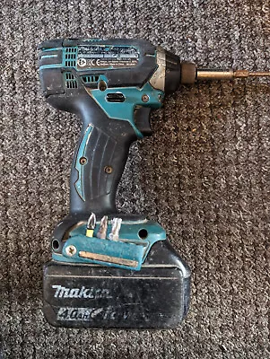 Makita DTD152 18V Li-Ion Impact Driver With 4AH Battery Used Working • £21