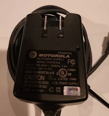 Original Motorola SPN5633A 12V 1.5A Moto Xoom Home Travel Charger • $4.70