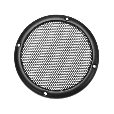 Speaker Grill Cover 3.5 Inch 96.7mm Mesh Decorative Circle Subwoofer Guard Black • $7.26