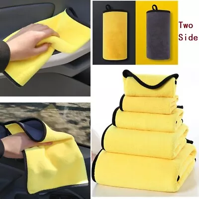 Large Microfiber Cleaning Cloth Wash Towel Drying Rag Car Polishing Detailing • $3.71