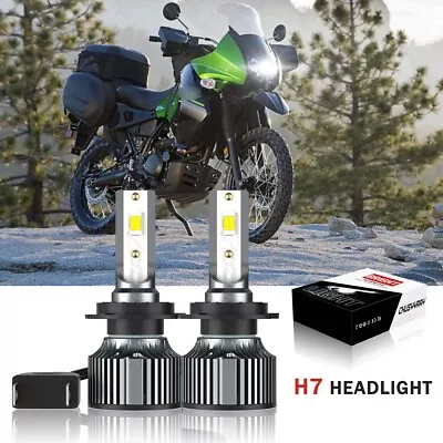 For Kawasaki Ninja ZX10R Z1000 Z750S Z800 Z900 H7 Motorcycle LED Headlight Bulbs • $26.99