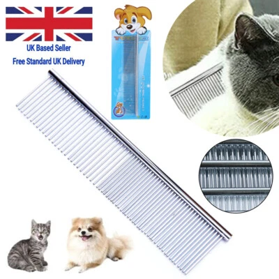 £4.94 • Buy Professional Pet Dog Cat Dematting Undercoat Fur Grooming Comb Rake Brush Tool