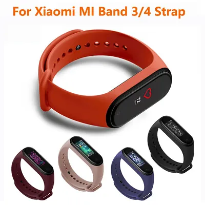 Replacement For Xiaomi MI Band 4 3 Band Strap Smart Watch Silicone Sports Watch • $2.25