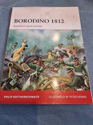 £3.70 • Buy Napoleonic Osprey Campaign Borodino 1812 Book (704020)