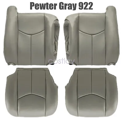 For 2003-2006 Tahoe Suburban Silverado Sierra Yukon Front Seat Cover Gray • $90.45