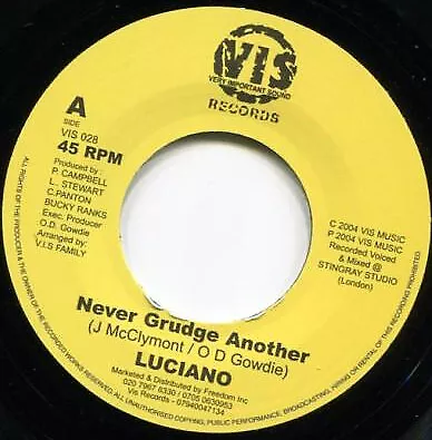 Luciano (2) / Courtney Melody - Never Grudge Another / Zion Way • £18