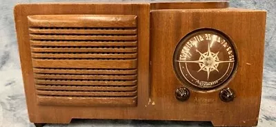 Vintage Automatic Radio Mfg. Corp Wood Radio Model 613X Works • $325