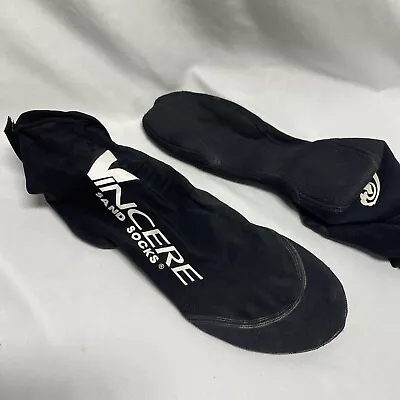 Vincere SAND SOCKS Large Black - Beach Volleyball - Sand Soccer - Water Sports • $22.97