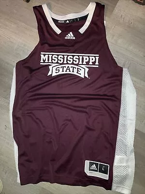 Mississippi State Bulldogs Adidas Basketball Jersey Men's Large • $25.99