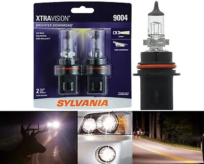 Sylvania Xtra Vision 9004 HB1 65/45W Two Bulbs Head Light Replacement Upgrade OE • $25