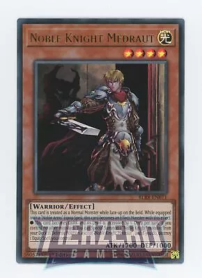 Yugioh Noble Knight Medraut BLRR-EN071 Ultra Rare 1st Edition NM/LP • £1.79