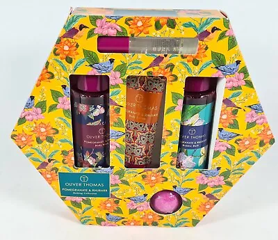 Oliver Thomas Pomegranate & Rhubarb Bathing Collection 5 Pieces Gift Set • £14.99