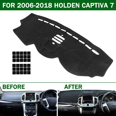 Car Dash Mat Dashboard Cover Dash Mat Non-slip Carpet For Holden Captiva 7 06-18 • $31.78
