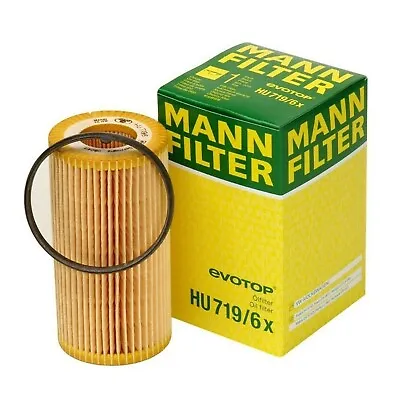 Mann HU 719/6 X Engine Oil Filter For Audi VW A4 TT Golf Rabbit Jetta Passat • $10.76