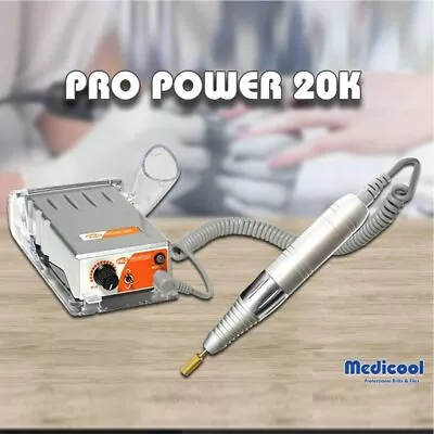 Medicool Pro Power 20K Portable Electric Manicure & Pedicure Nail File New 2021 • $299.99