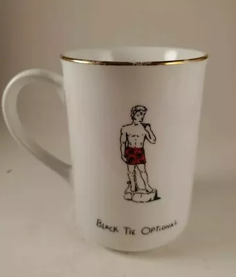 Merry Masterpieces Mug 1st Edition Christmas 1999 Black Tie Optional David Stat • $8.99