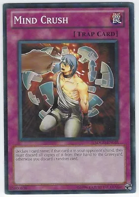 Mind Crush SDGU-EN035 Yu-Gi-Oh! Card MP Unlimited • $1.95