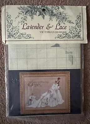 Lavender & Lace Cross Stitch Pattern - “The Wedding” • £4.50