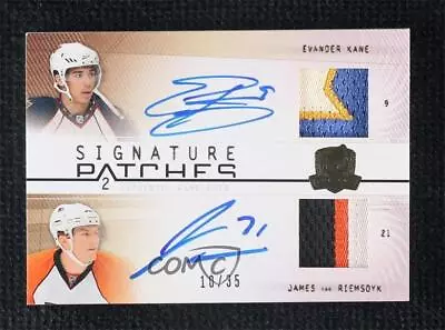 2009 The Cup /35 James Van Riemsdyk Evander Kane RPA Rookie Dual Patch Auto RC • $33.59