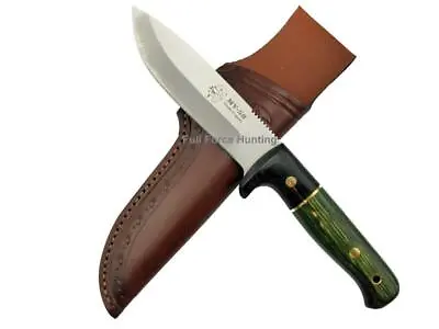 $200.99 • Buy J&V Adventure Knives Puma Utility Knife Green Cocobolo Steel Fixed Blade Hunting