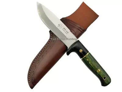 $200.99 • Buy J&V Adventure Knives Puma Utility Knife Green Cocobolo Steel Fixed Blade Hunting