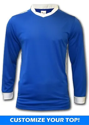 £14.99 • Buy Ichnos Blue White Match Day Team Kit Football Shirt Custom Print Available