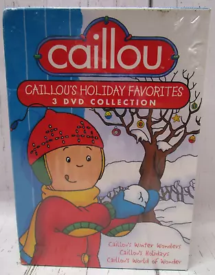 Caillou: Caillous Holiday Favorites (DVD 2011 3-Disc Set) Brand New • $9.95