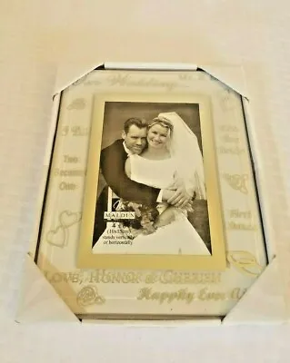 Malden Frame 4x6 Brand New Love Honor Cherish Our Wedding  • $19.69