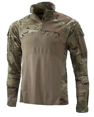 New Ocp Pattern Army Advanced Combat Shirt 1/4 Zipper Medium Hot Weather Top Fr • $54.95
