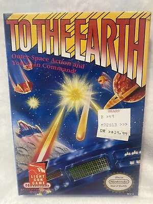 To The Earth NES Nintendo Entertainment System Brand New Factory Sealed Mint!🤯 • $200