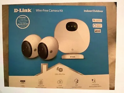 D-Link DCS-2802KT-EU Pro Wire Free Battery Camera Kit 2xCameras + Hub CCTV Set • £145