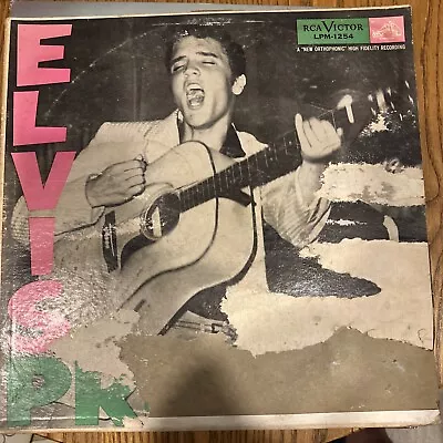 Elvis Presley RCA LPM-1254 Debut 1st Album LP Rockaway Pressing 1956 • $20