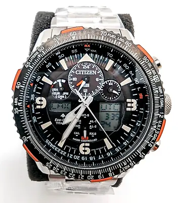 Citizen JY8108-53E Skyhawk Promaster Super Titanium Sapphire World Time Watch • $529.99