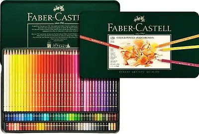 Coloured Pencils Faber-Castell POLYCHROMOS 120 COLOURS 110011 • $193