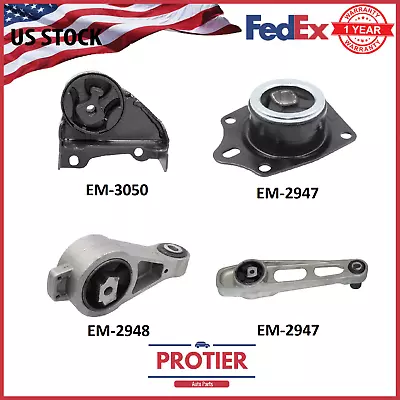 $60.16 • Buy Fits Dodge Neon 2000 - 2005 L4-2.0L Manual Engine Motor & Transmission Mount Set