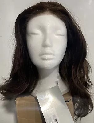 NWT JACQUELYN European Texture HUMAN HAIR Hairpiece Royal 3 Lace Front #4 • $145