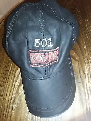 Levi's 501 Black Adult  Baseball Cap Either Leather Or Faux • £10