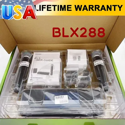 BLX288/BETA58A UHF Wireless Microphone System Handheld Vocal Mics W/Receiver • $229