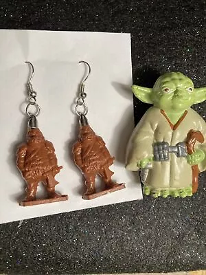 Star Wars Gamorrean Guard Earrings May 4th Costume Pvc Yoda Figure Vtg Toy Lot • $8