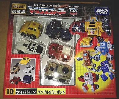 Transformers Takara G1 Encore #10 Minibots New Signed Bumblebee Dan Gilvezan • $269.99