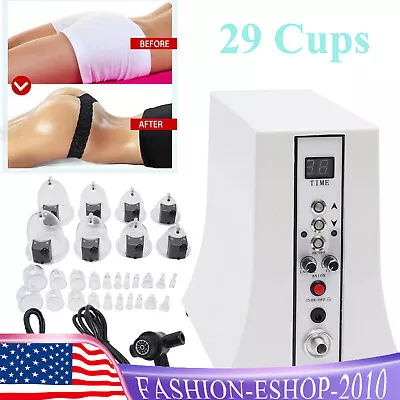 Butt Lift Vacuum Therapy Machine Breast Enlargement Body Massage Beauty Cupping • $66.74